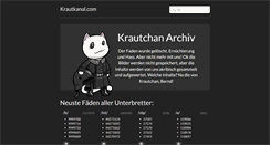 Desktop Screenshot of krautkanal.com