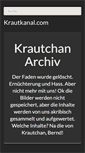 Mobile Screenshot of krautkanal.com