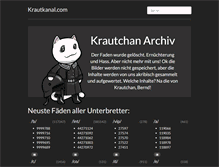 Tablet Screenshot of krautkanal.com